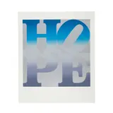 Robert Indiana, Winter, from Seasons of Hope (Silver), 2012, Screenprint in colors on Coventry Rag paper