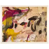 Willem de Kooning, Paris Review, 1979, Offset lithograph in colors on wove paper