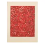 Jasper Johns, Cicada, from Eight Lithographs to Benefit the Foundation for Contemporary Performance Arts, Inc. (ULAE 219, Gemini 956), 1981, Lithograph in colors on wove paper