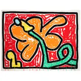 Keith Haring, Flowers V (Littmann p. 167)