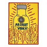 Keith Haring, Absolut Vodka, 1986-1989, Offset lithograph in colors on wove paper
