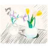 David Hockney, White Porcelain, from Moving Focus (MCAT 285), 1985-1986, Lithograph, etching and aquatint in colors on HMP handmade paper