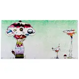 Hypha will cover the world, little by little. "We should be able to get our hands on that door to the alien world soon. Wait till we get there!" by Takashi Murakami, 2007, Offset lithograph in colors on wove paper, offered May 2025