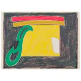Mysterious Bird of Ulieta, from Exotic Birds Series (Axsom 111) by Frank Stella, 1977, Lithograph and screenprint in colors on Arches 88 mould-made paper, offered May 2025