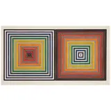 Frank Stella, Double Gray Scramble (Axsom 93, Gemini 491), 1973, Screenprint in colors on Arches 88 paper