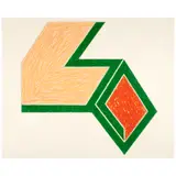 Frank Stella, Effingham, from Eccentric Polygons (Axsom 102, Gemini 549), 1974, Lithograph and screenprint in colors on wove paper