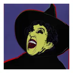 Andy Warhol, The Witch, from Myths (Feldman & Schellmann II.261), 1981, Screenprint in colors with diamond dust on Lenox Museum Board