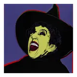 Andy Warhol, The Witch, from Myths (Feldman & Schellmann II.261), 1981, Screenprint in colors with diamond dust on Lenox Museum Board