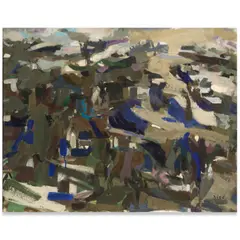 Janice Biala, Hillside (Provincetown), 1958, oil on canvas