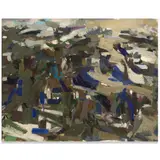 Janice Biala, Hillside (Provincetown), 1958, oil on canvas