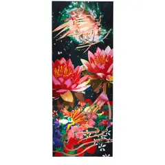 James Rosenquist, Welcome to the Water Planet III, 1988, oil on canvas mounted to panel in three parts