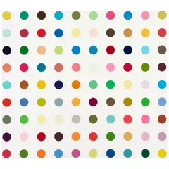 Damien Hirst, Untitled (Chris), 1999, household gloss on canvas