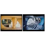 Gordon Matta-Clark, Etant d'Art pour Locatoire, 1975, c-print on kodak paper, in two parts