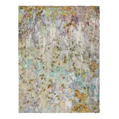 Larry Poons, Hymn for Him, 1988, acrylic, foam, paper and mixed media on canvas