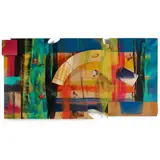 Sam Gilliam, Leonardo's Apartment, 2000, acrylic on birch with piano hinges