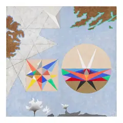 Herbert Bayer, Northerly, 1982, acrylic on canvas