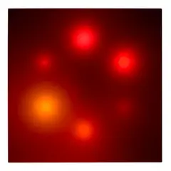 Open Air by Leo Villareal, 2001, Plexiglas, wood, incandescent colored bulbs, custom software and electrical hardware, offered May 2025
