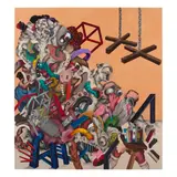 Ahmed Alsoudani, Untitled, 2011, acrylic and charcoal on canvas