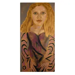 Renee Fleming as Thais by Francesco Clemente, 2008, oil on linen, sold May 2025