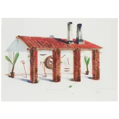 Los Carpinteros, La Habana año 2010, 1995, watercolor and graphite on paper