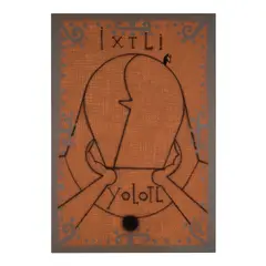 José Bedia Valdés, Ixtli Yolotl, 1997, acrylic on canvas