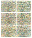 Farbfelder. 6 Anordnungen von 1260 Farben by Gerhard Richter, 1974, 6 Farboffsetdrucke, jeweils auf festem Papier, sold Jun 2017