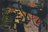 Pflanzlich by Fritz Winter, 1952, Öl auf Leinwand, sold Nov 2013
