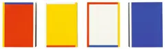 DIN X D1 - D4 by Imi Knoebel, 1995, Acryl auf Aluminium auf Holz, sold Nov 2008