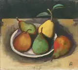 Karl Hofer, Stilleben mit Birnen“. 1930er Jahre