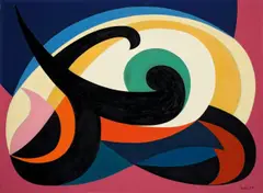 Auguste Herbin, Ohne Titel, 1938, Öl auf Leinwand
