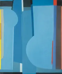 Max Ackermann, Ohne Titel, 1962, Öl auf Leinwand