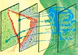 Ohne Titel [Mönchengladbach 1992] by Sigmar Polke, 1994, Übermalter Farboffset auf Halbkarton, sold Nov 2018
