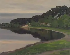 Walter Leistikow, Märkischer See, Öl auf Leinwand