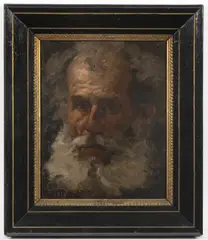 Stanislav Feikl, Portrait of a Man, 1916, oil on canvas