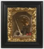 V. Filip, Still Life with a Glass, 20th century, oil on hardboard