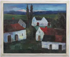 Václav Haise, Buk Near Prachatice, 1970s, oil on canvas