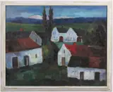 Václav Haise, Buk Near Prachatice, 1970s, oil on canvas