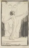 Jan Konůpek, Five Ex Libris Designs, First half of 20th century, pencil, paper