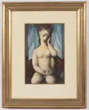 Ludmila Jiřincová, Nude (2), 1988, watercolour on paper