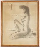 Frantisek Tichy, Girl Nude, 1944, offset printing, paper