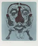 Portrait by Eva Švankmajerová Jan Švankmajer, 1998, lithography, paper, sold Sep 2025