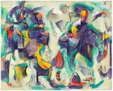 Harold Christopher Davies, Untitled (Hunstville, Alabama series), c. 1947, Oil on canvas