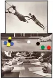 Three Moments by John Baldessari, 1996, Printed photograph with unique hand-painted additions on paper in two parts laid to artist's board, sold Oct 2014