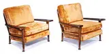 Paul Laszlo, Paddle armchairs (2), Executed 1946