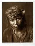 A Son of the Desert-Navaho by Edward S. Curtis, 1904, Photogravure on Van Gelder paper, sold Oct 2014