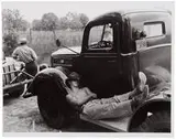 Karen Legenhausen, Seismograph Worker, Texas 1945, 1945, Gelatin silver print