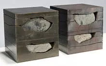 Seiji Kunishima, Stone Work 81-1, 1981, Iron, stone