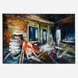 John Monks, Ballroom II, 2003, oil on canvas