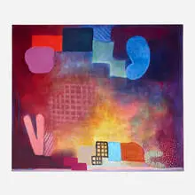 Robert Natkin, Anticipation of the Night, oil on canvas
