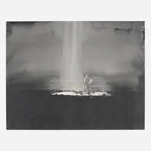 David Rathman, Untitled, 2013, ink and watercolor on canvas mounted to panel